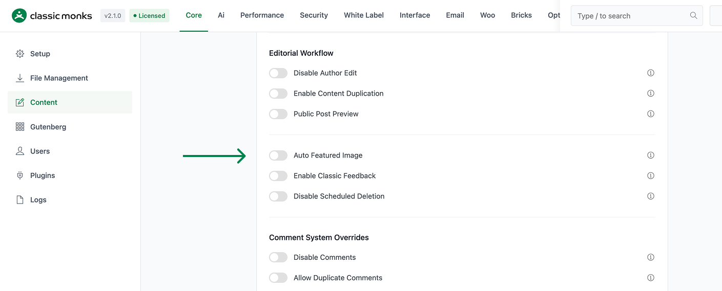 Editorial workflow options shown.