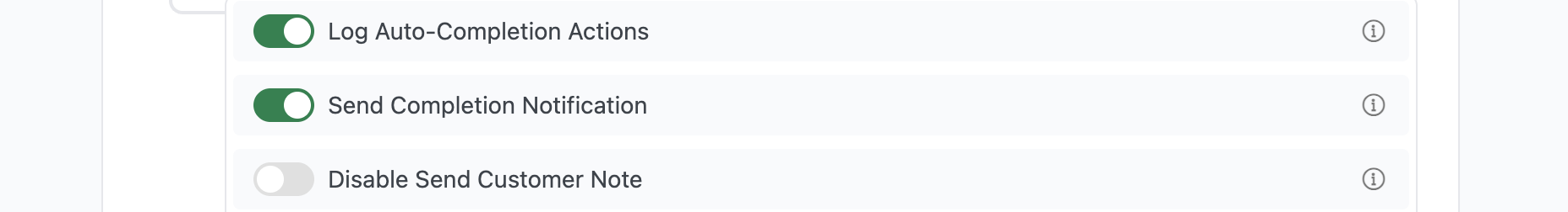 How to Auto-Complete WooCommerce Orders for Digital Products Toggles for form actions