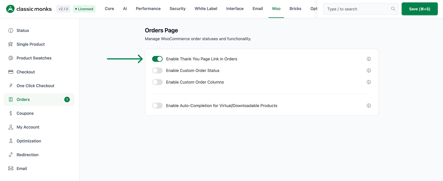 How to Access the Thank You Page from a WooCommerce Order Enable Thank You Page Link