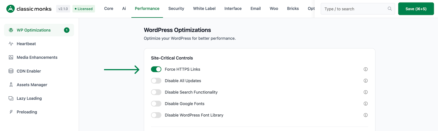 Force HTTPS Links On