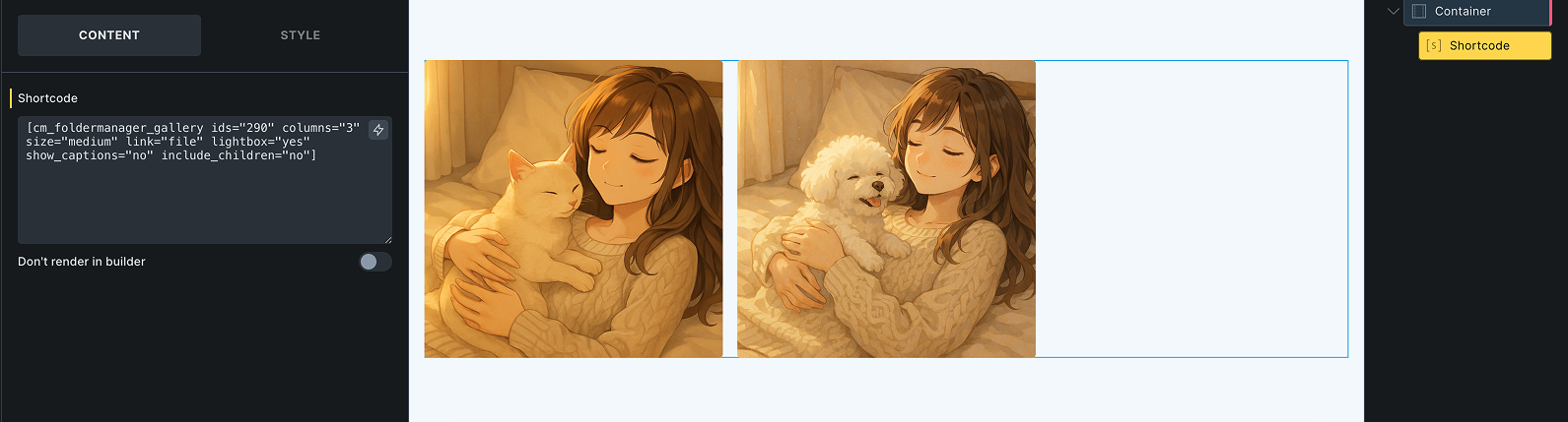 Woman hugging cat and dog.