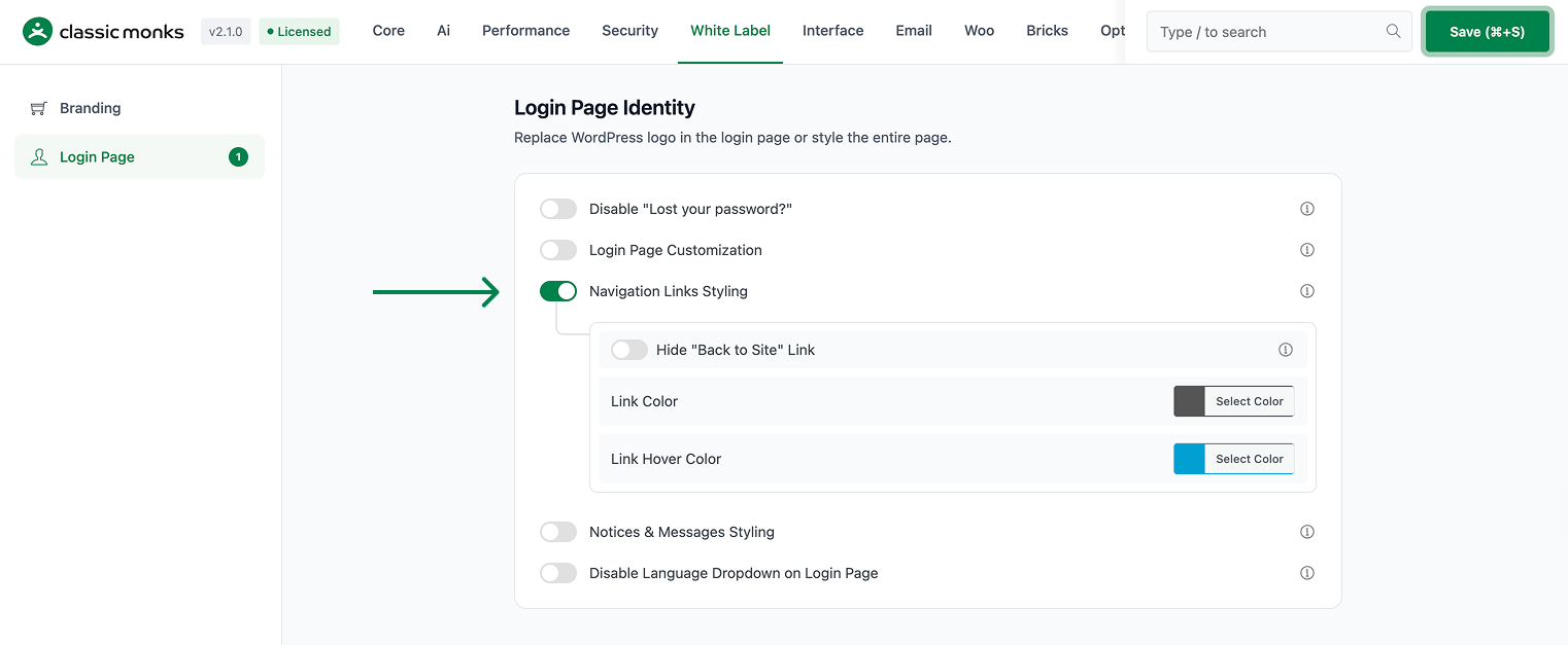 How to Style Navigation Links on the WordPress Login Page Login page navigation links styling