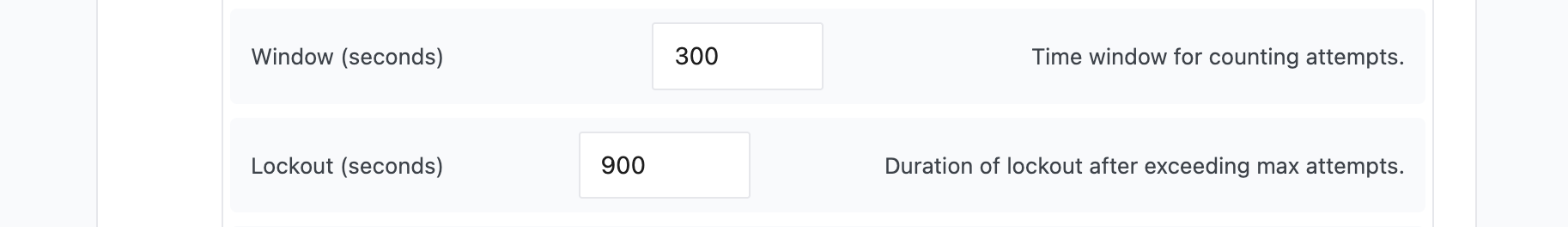 How to Enable 2FA Rate Limiting in WordPress Login attempt settings.