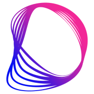 Abstract gradient spiral logo design