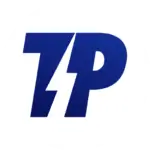 Blue ZP lightning bolt logo